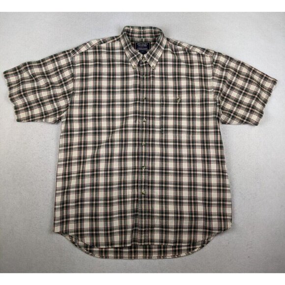SPECIALTY COLLECTION AUTHENTIC CLASSICS - MEN'S PLAID SHORT SLEEVE BUTTON-UP L - Picture 2 of 15